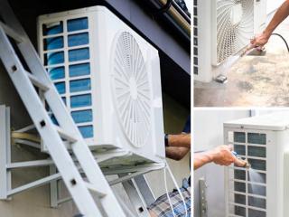 4 bước vệ sinh dàn nóng máy điều hòa nội địa Nhật tại nhà