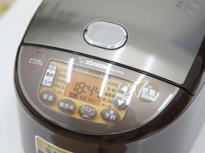 Các chế độ nấu của nồi cơm điện Zojirushi NW-VH18-TA
