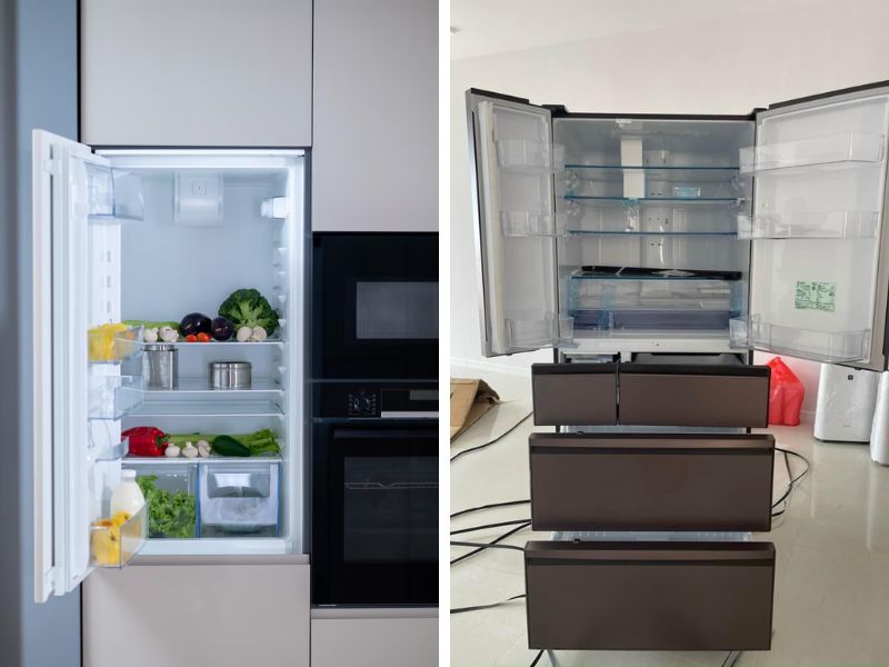 Dung tích tủ lạnh nội địa Nhật tiêu chuẩn