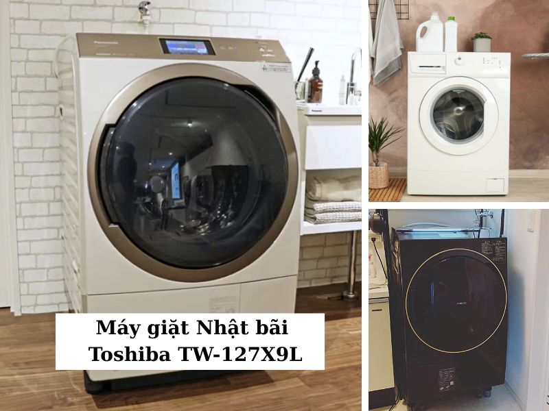 Mẫu máy giặt Nhật bãi Toshiba TW-127X9L