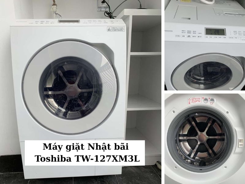 Mẫu máy giặt Nhật bãi Toshiba TW-127XM3L