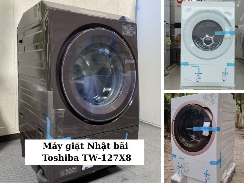 Máy giặt Nhật nội địa Toshiba cũ TW-127X8