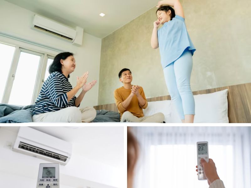 Cài đặt mức nhiệt phù hợp khi sử dụng điều hòa Nhật