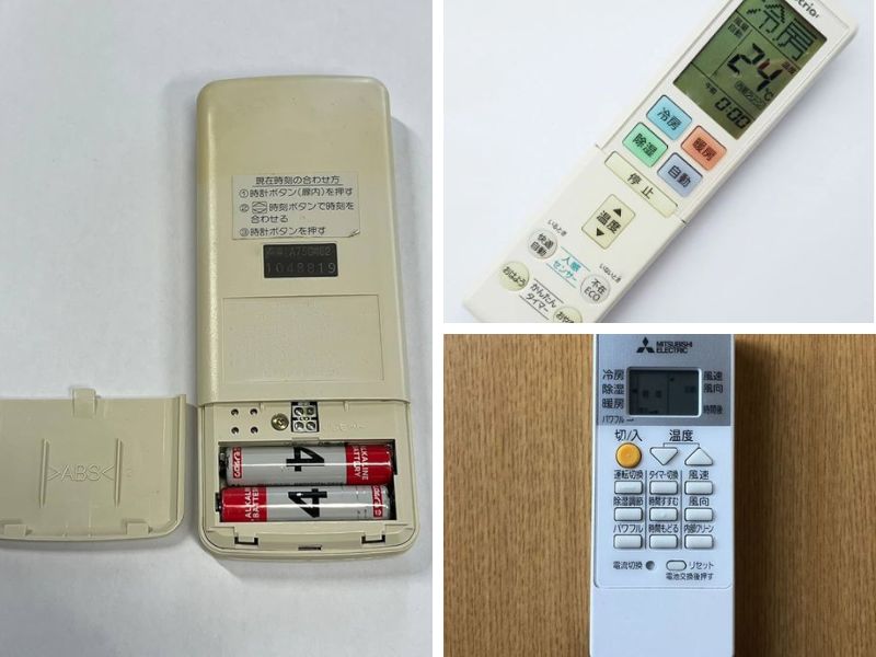 Điều khiển máy lạnh nội địa Nhật hết pin