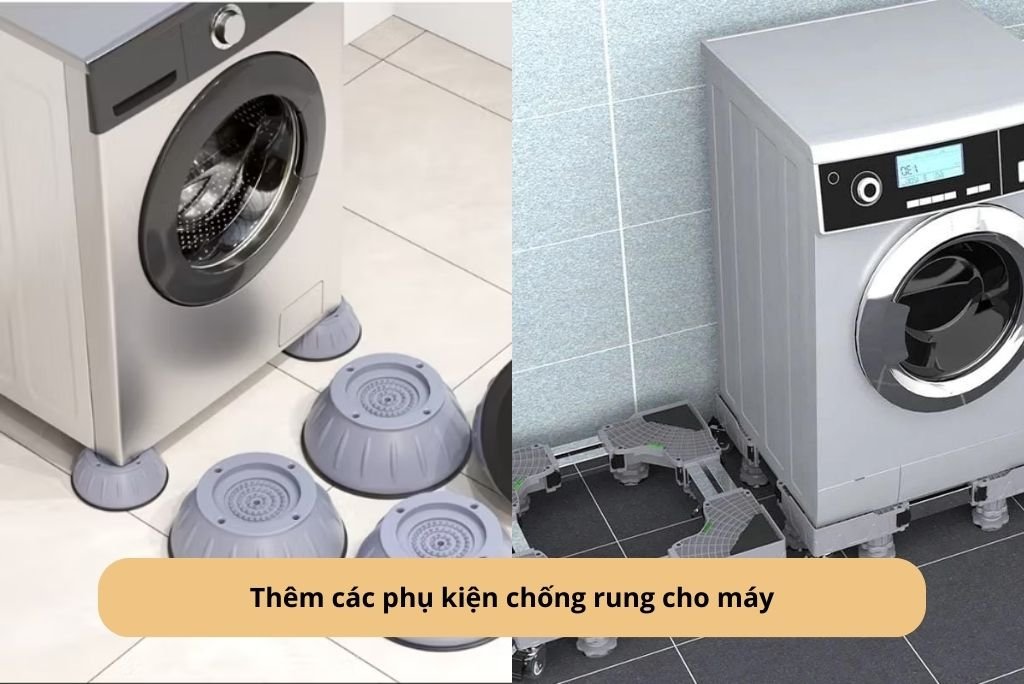 Thêm các phụ kiện chống rung cho máy